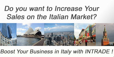 Export to Italy - Export Consulting - Export Services - Business in Italy - Incoming Services - Increase Your Export Sales on the Italian Market with us! INTRADE = HIGH PROFESSIONAL COMPETENCE, EFFICIENCY, RELIABILITY!